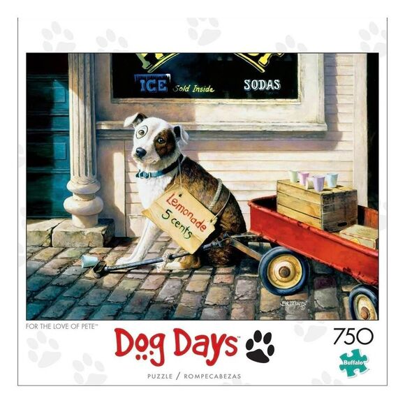 Buffalo Games Dog Days For the Love of Pete 750 pc Jigsaw Puzzle - Picture 5 of 11